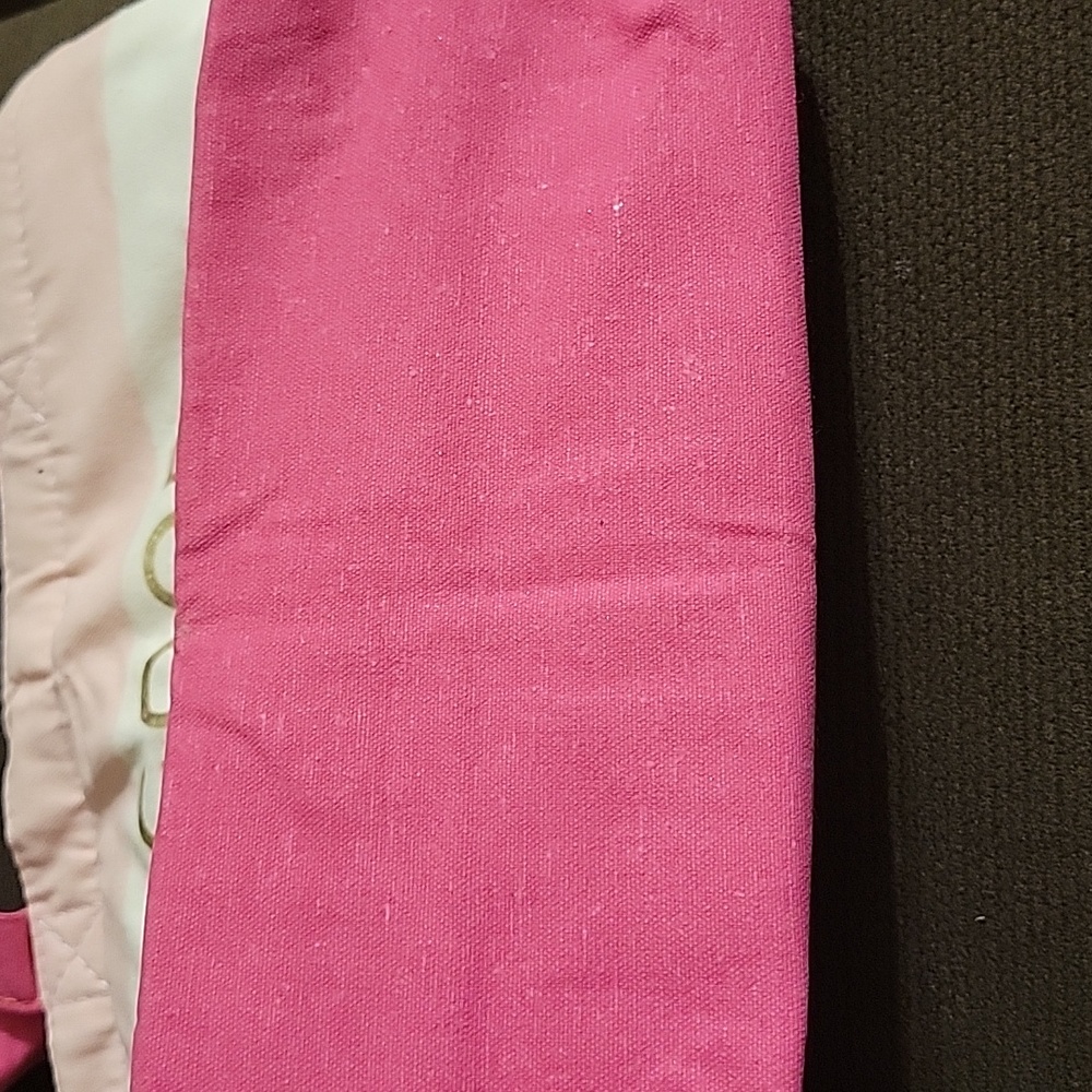 Cupcakes and Cartwheels Good Vibes Only Pink & White  Thermal Lunch Tote - Picture 4 of 14